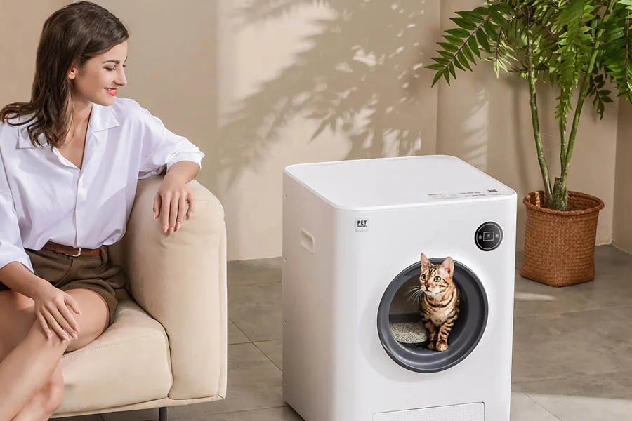 auto cleaning cat litter box