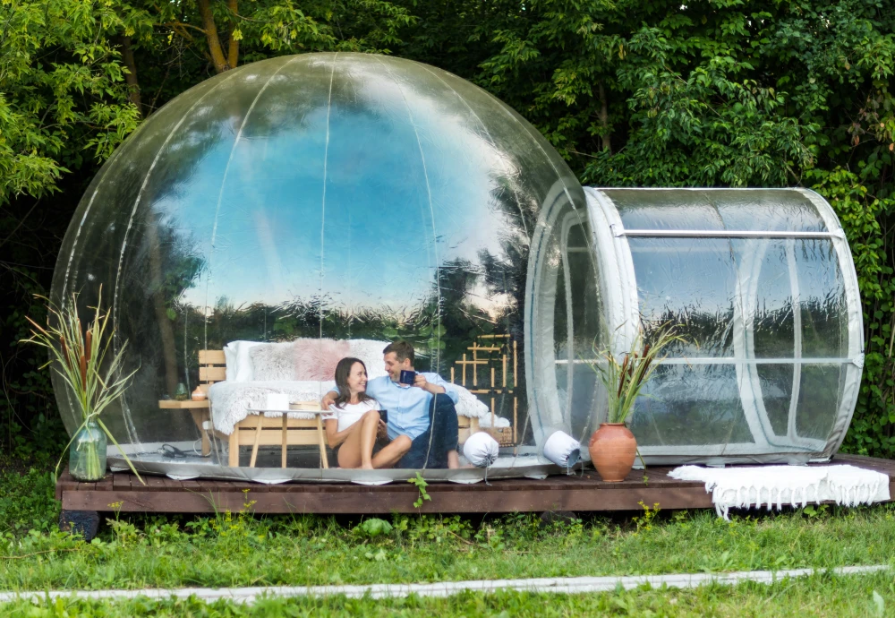 invisible bubble tent